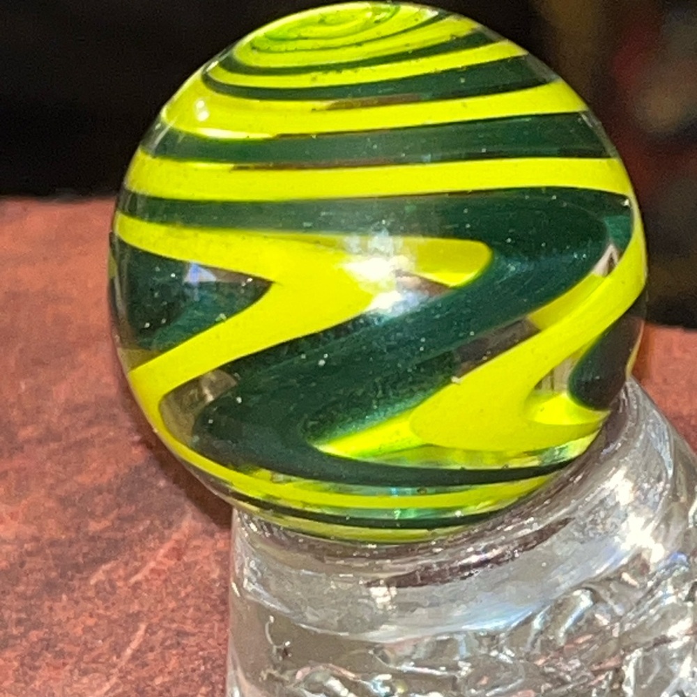 Handblown glass marble